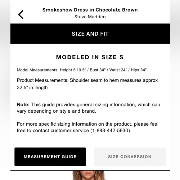 Smokeshow Dress in Chocolate Brown - Picture 10 of 10